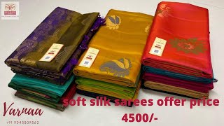 soft silk sarees latest collections [upl. by Elahcar]