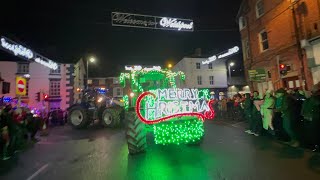 Welshpool illuminated Tractor Run 20224K [upl. by Aneehta645]