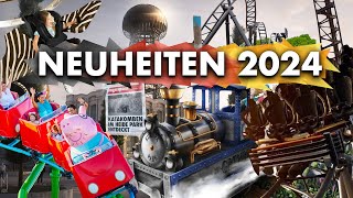 Alle FreizeitparkNeuheiten in Deutschland 2024 [upl. by Klein]