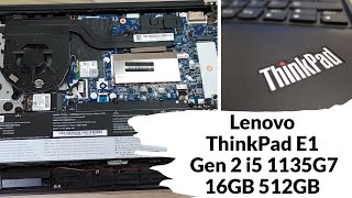 Lenovo ThinkPad E15 İnceleme  Söktük  Parçalarını İnceledik  Gen 2 i5 1135G7 16GB 512GB [upl. by Llert]