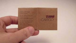 TAM CARGO BUSINESS CARD  Concept Design  English Text [upl. by Reeves]