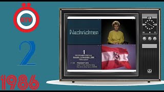 ORF FS 2  Nachrichten Programmvorschau und Sendeschluss 1111986 [upl. by Eadwine]