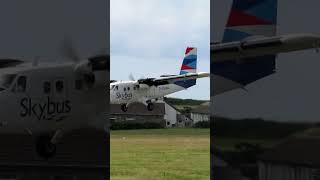 skybus Twin otter landing at lands end aviation [upl. by Yerga674]