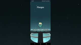 Floette into Florges pokemongo pokemon pokemoncaught evolution 1000subscriber 100ivpokemons [upl. by Haraz]