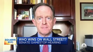 Sen Pat Toomey Gamification of stock trading is not a problem [upl. by Cyb762]