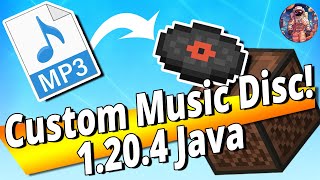 How to Make CUSTOM Minecraft Java 120 MUSIC DISCS Epic Music Disc Java 1204 Trick [upl. by Cibis]