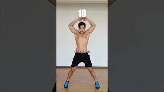 10 exercises to burn calories at home no burpees🔥 [upl. by Macario]