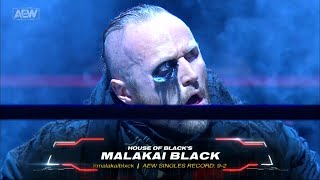 Malakai Black Entrance  AEW Collision February 24 2024 [upl. by Meares]