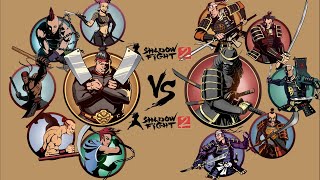 Butcher and Bodyguards vs Shogun and Bodyguards Shadow Fight 2 [upl. by Yager]