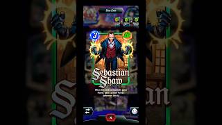 SEBASTIAN  SURFER BEST SHAW DECK EVER 🔥🔥 marvelsnap viral marvel gameplay gaming [upl. by Atinihc]