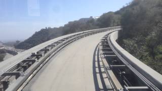 Los Angeles Getty Center Tram March 2014 [upl. by Haimes13]