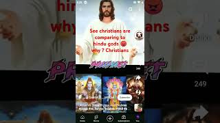 See Cristians are comparing to hindu god angry hinduism hindu sad notfunny religion viral [upl. by Saxet]