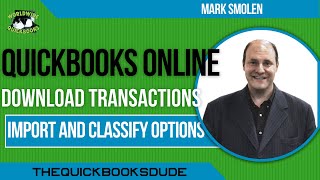 How To Import Transactions Connection To Your Bank With QuickBooks Online [upl. by Tai]