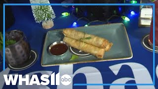 Puttshack serving up Hot Brown spring rolls during Louisville Hot Brown Week [upl. by Hephzipah]