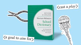 MerriamWebsters School Dictionary  Designed for high school students prepping for college [upl. by Hsu]