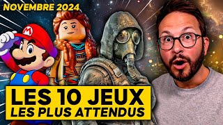 Les 10 Jeux Vidéo les plus attendus sur PS5 Nintendo Switch Xbox et PC 🌟 Novembre 2024 [upl. by Nae]