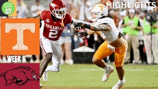 Tennessee Volunteers vs Arkansas Razorbacks Highlights Game Football [upl. by Eat]