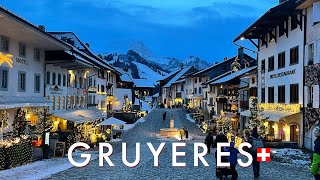 Gruyères Switzerland 4K  An astonishing medieval Swiss town [upl. by Yancey]