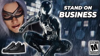 BLACK SUIT SPIDERMAN STOOD ON BUSINESS [upl. by Ryter]