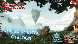 Ark Svartalfheim Ascended 1rész  Lebegő szigetek quotgyalogquot SVARTALFHEIM PREIMUM  KezdőLive [upl. by Haek]