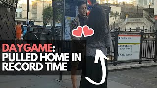 Girl Street Approached  Pulled Home In 5 Mins Uncut Day Game Same Day Lay [upl. by Enaoj]