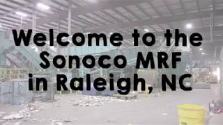 Tour of the Sonoco Recycling MRF in Raleigh NC  Adult Voiceover [upl. by Therine228]