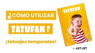 ¿CÓMO UTILIZAR TATUFAN CREÁ TATUAJES TEMPORALES [upl. by Ennaear706]