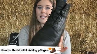 How to Reitstiefel richtig pflegen  Epplejeck Reitsport [upl. by Anjali]