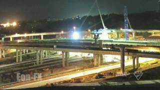 TimeLapse Construction Westlink M7 Light Horse Interchange by EonFX [upl. by Yenittirb721]