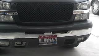 04 chevy silverado custom grill [upl. by Bachman577]