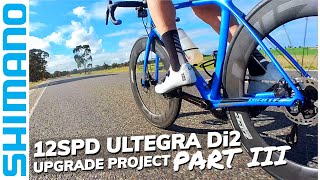 Shimano Ultegra Di2 12 Speed Upgrade Project HandsOn Ride Review  Part III [upl. by Yeuh]