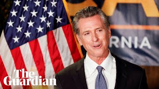 Governor Gavin Newsom defeats California recall effort [upl. by Ahsimat]