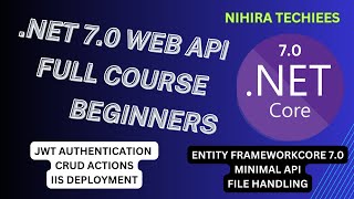 Complete NET Core Web API Tutorial with JWT Token  Learn from Scratch [upl. by Adran]