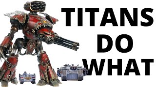 Titans in Warhammer 40K 10th Edition  How Strong are they In Game Every Imperial Titan Reviewed [upl. by Berners]