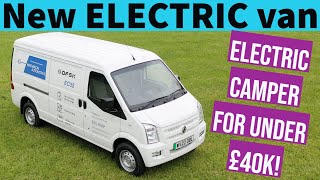 Brand new compact ELECTRIC campervan for under £40000 First drive of the van [upl. by Enneiluj]