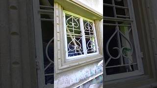 Window Side Plaster Design 🤗👌vairalshort window plaster [upl. by Adnamal468]