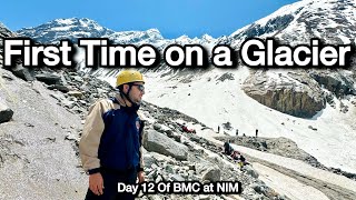 First Time on a Glacier🏔️  Ice Craft  Day 13 of BMC at NIM nimuttarkashi bmc [upl. by Ametaf548]