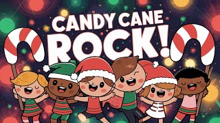 🎵 Candy Cane Rock Song  Fun Dance Moves for Kids amp Families 🎄 [upl. by Anevad]