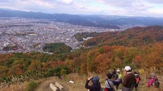 紅葉の京都大文字山、火床に登ってみました [upl. by Felty]