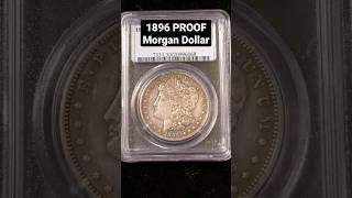 1896 PROOF Morgan Dollar pcgs coincollecting coins silverdollar [upl. by Sutsuj]