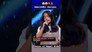 Paani Foka Samriddhi Pariyar Voice of Nepal Kids [upl. by Ailemrac271]