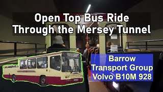 Open Top Bus Ride through the Mersey Tunnel [upl. by Aneram]