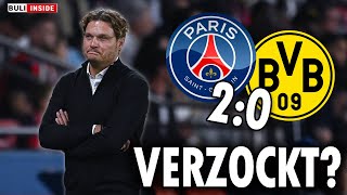 BVBNiederlage Hat sich Edin Terzic gegen PSG VERZOCKT  FazitAnalyse [upl. by Koenig]