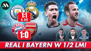 REAL I BAYERN W 12 LIGI MISTRZÓW MANCHESTER CITY I ARSENAL POZA BURTĄ ANALIZA LM [upl. by Amato894]