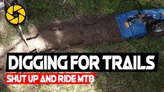 HOW TO BUILD MOUNTAIN BIKE TRAILS PART 1  BANK TURNS INSPIRED BY SETHS BIKE HACKS [upl. by Sokul385]