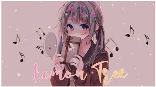 Nightcore  Lemon Tree Gustixa  Female Version  Lyrics [upl. by Luzader]