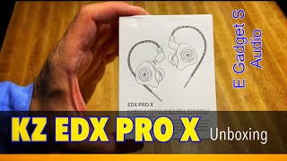 KZ EDX Pro X IEM Unboxing [upl. by Timms]