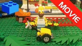 Lego Simpsons Gardening Funny Parody  Episode 1 [upl. by Getter]