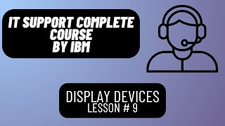 Display Devices  Lesson 9 [upl. by Atiuqet]