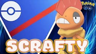 SCRAFTY PUNCHES ITS WAY THROUGH THE GREAT LEAGUE POKEMON GO [upl. by Einnov245]